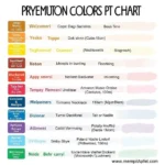 Mood Necklace Color Chart