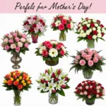 Colorful flower arrangements for Mother's Day