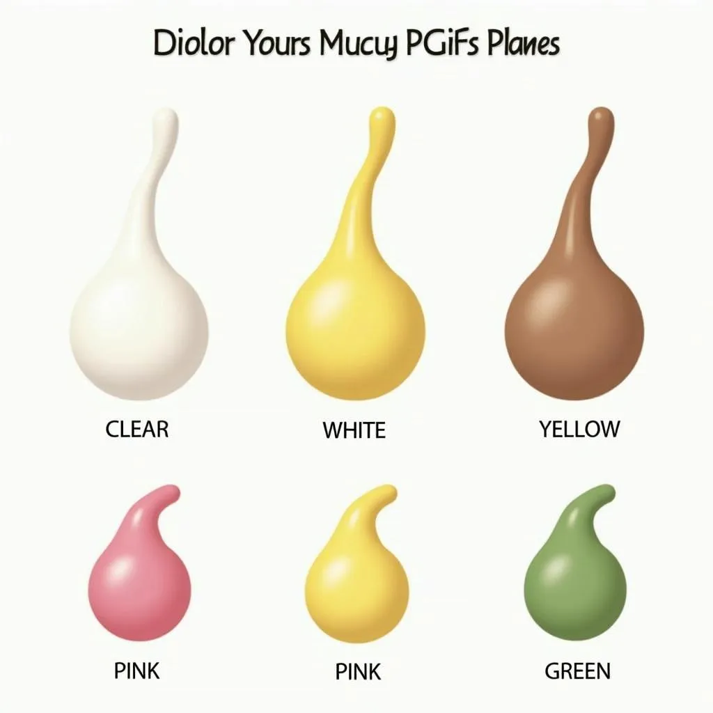 Mucus Plug Color Variations