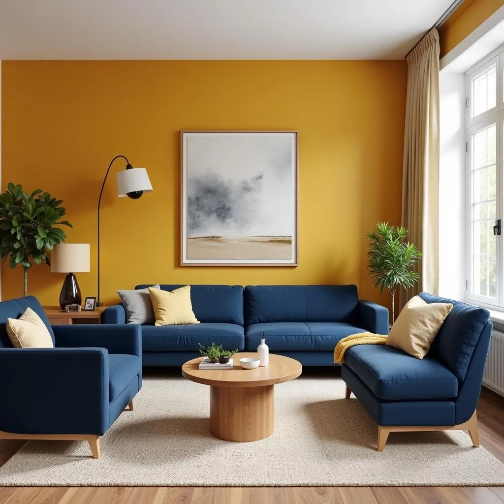 Mustard Yellow Living Room Decor