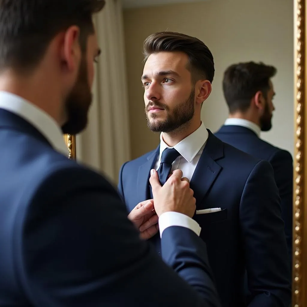 Navy Blue Suit and Tie Combinations