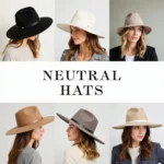 Neutral hats collage