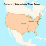 Time Zone Map of the US