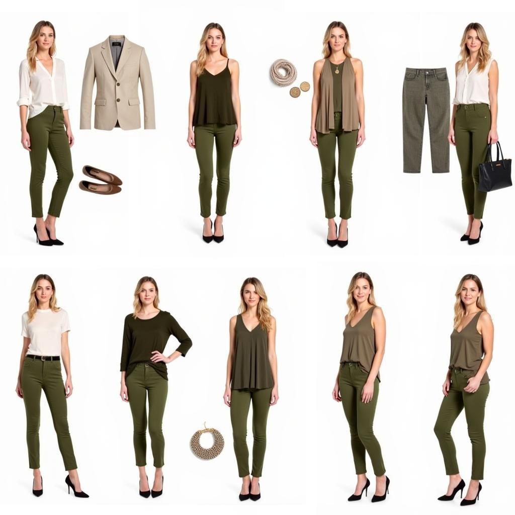 Olive Green Pants Outfit Ideas