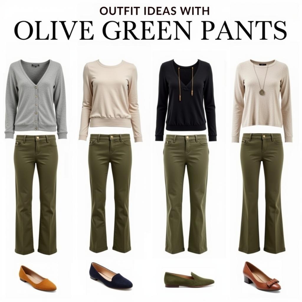 Olive Green Pants Outfit Ideas