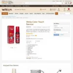 Wella Color Touch on an Online Retailer Website