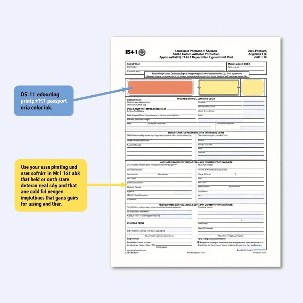 Passport Application in Color