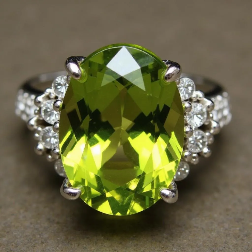 Peridot Ring Close-up