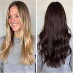 Permanent Hair Color Transformation