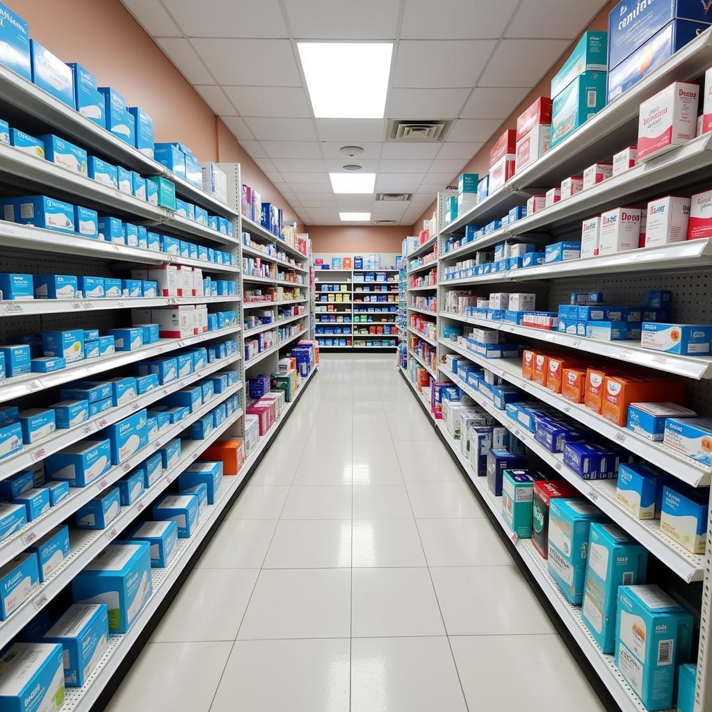 Pharmacy Contact Lenses Aisle