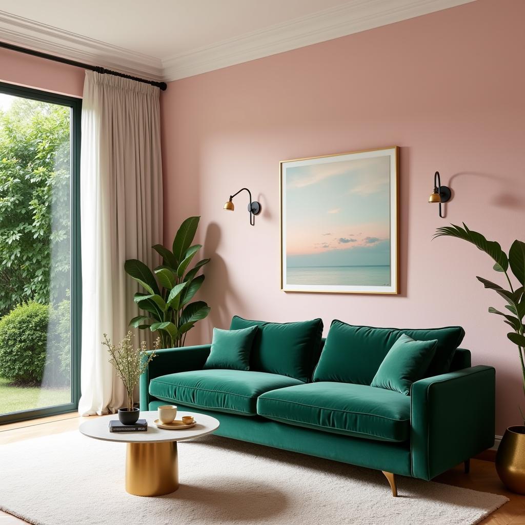 Pink and Green Interior Design Inspiration