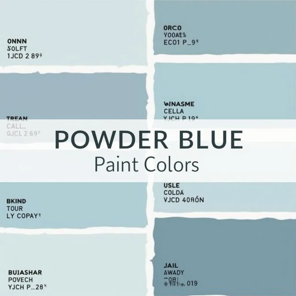 Powder blue paint colors for home