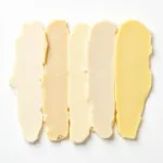 Raw Unrefined Shea Butter Color Variations