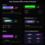 RGB Control Software Interface