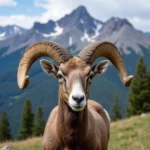 Bighorn sheep in Rocky Mountain National Park