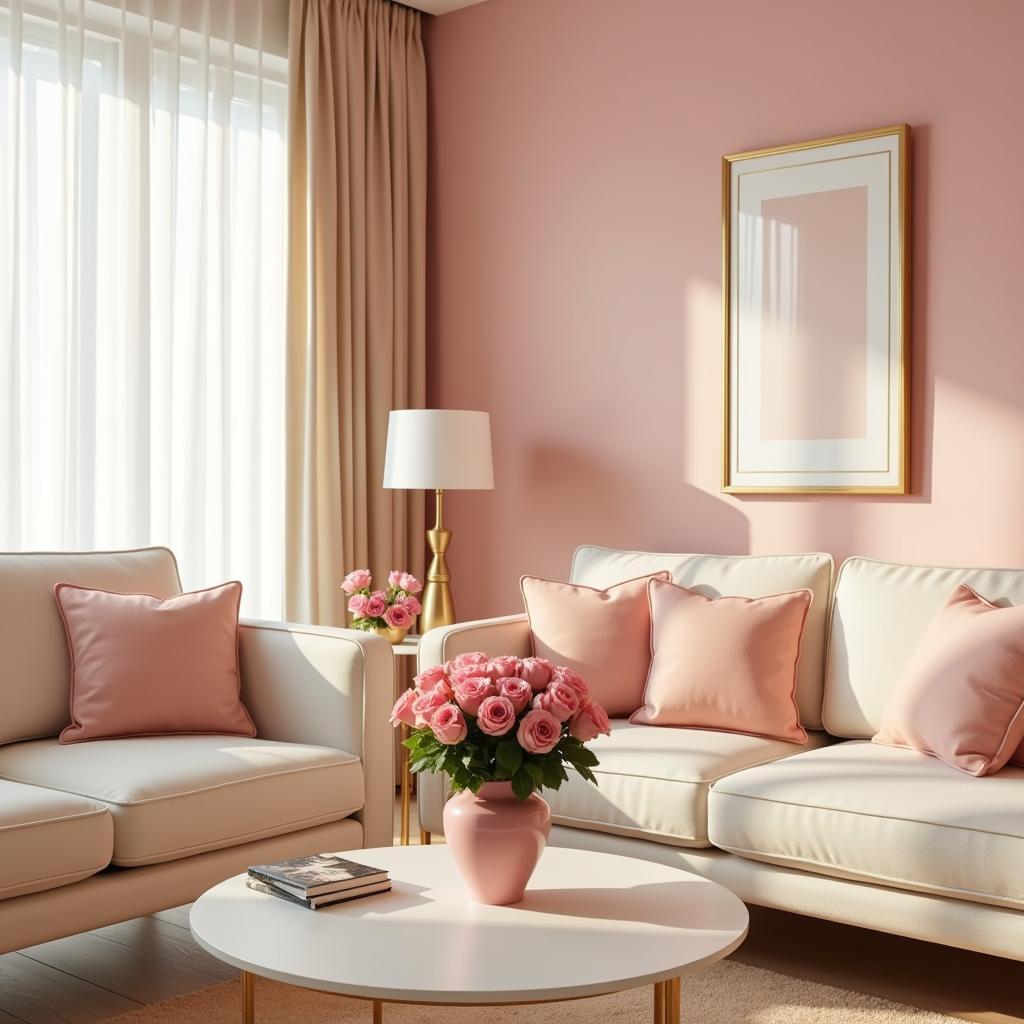 Rose Colored Room Decor Ideas