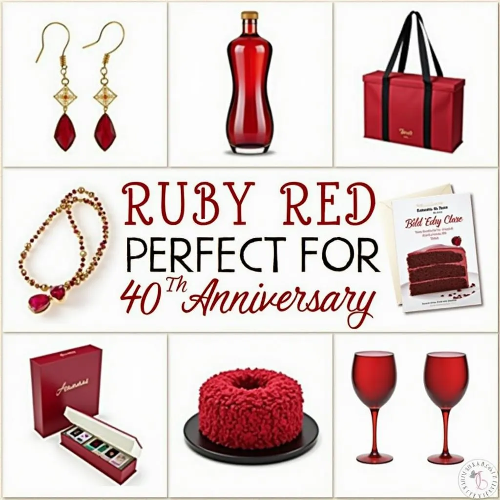 Ruby Red Anniversary Gifts