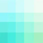 Different shades of turquoise color