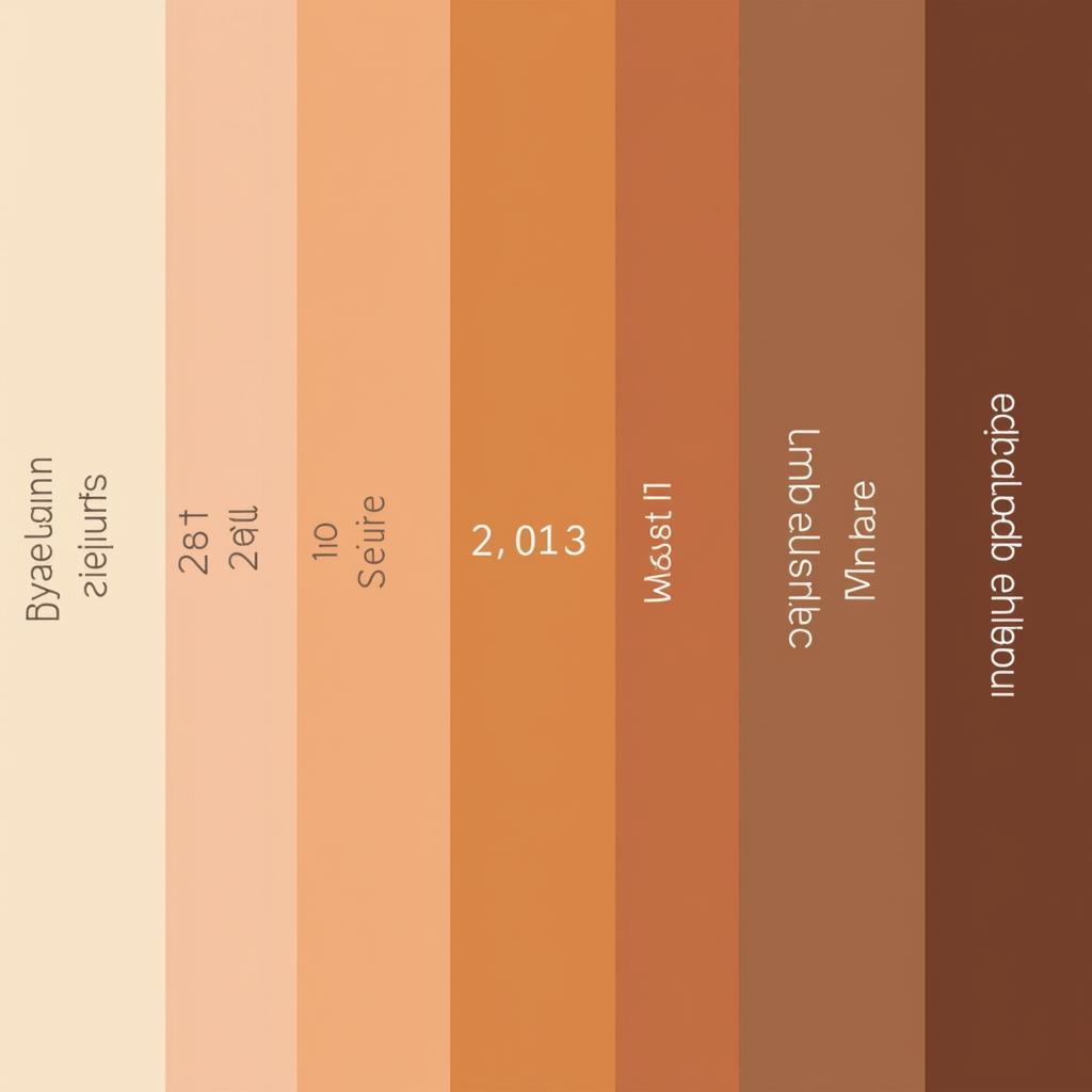 Sienna color palette