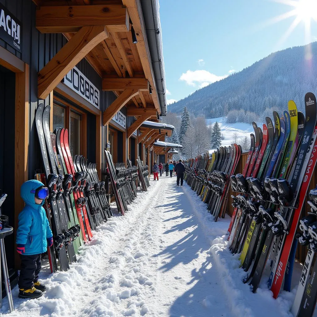 Ski Gear Rental Shop