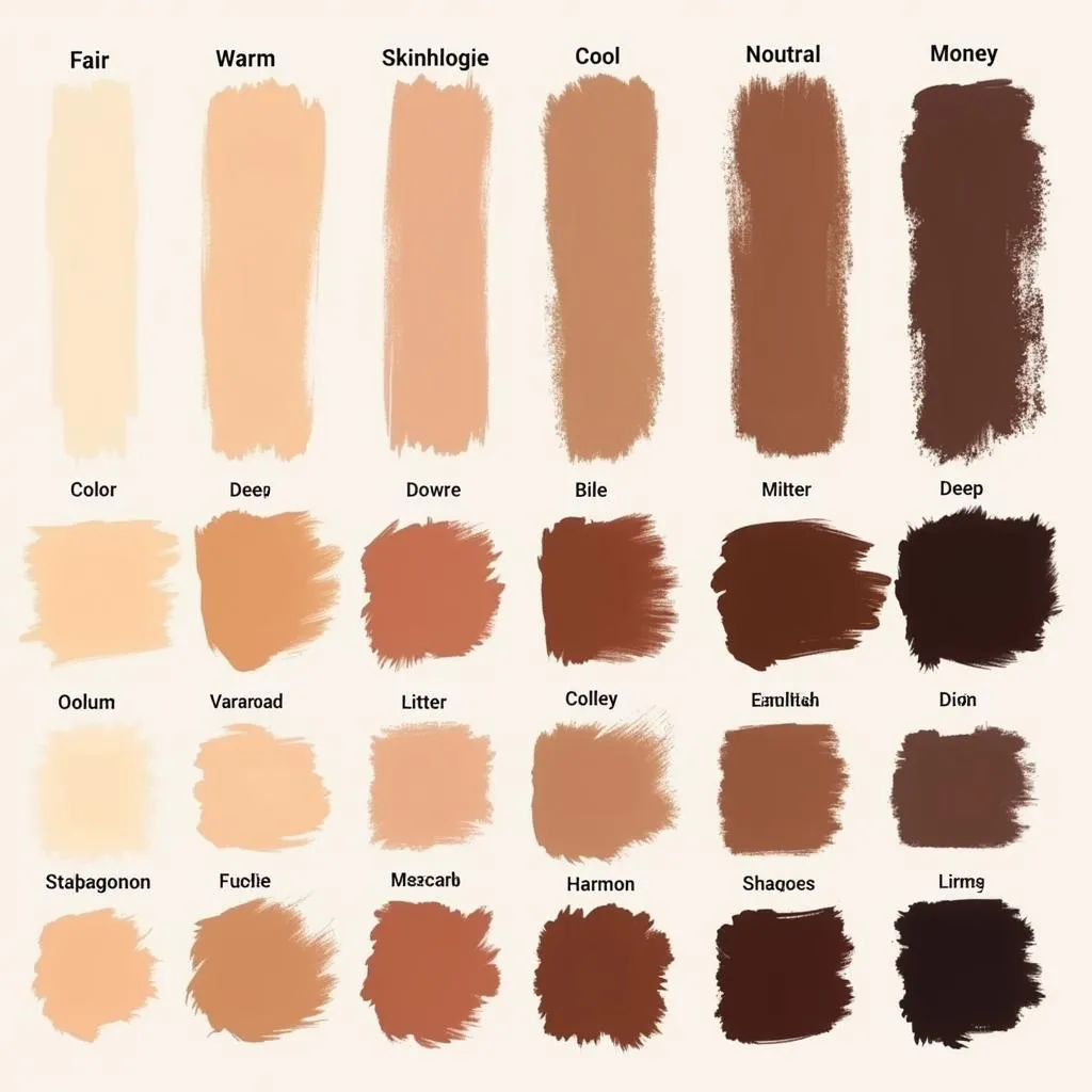 Skin Tone Chart