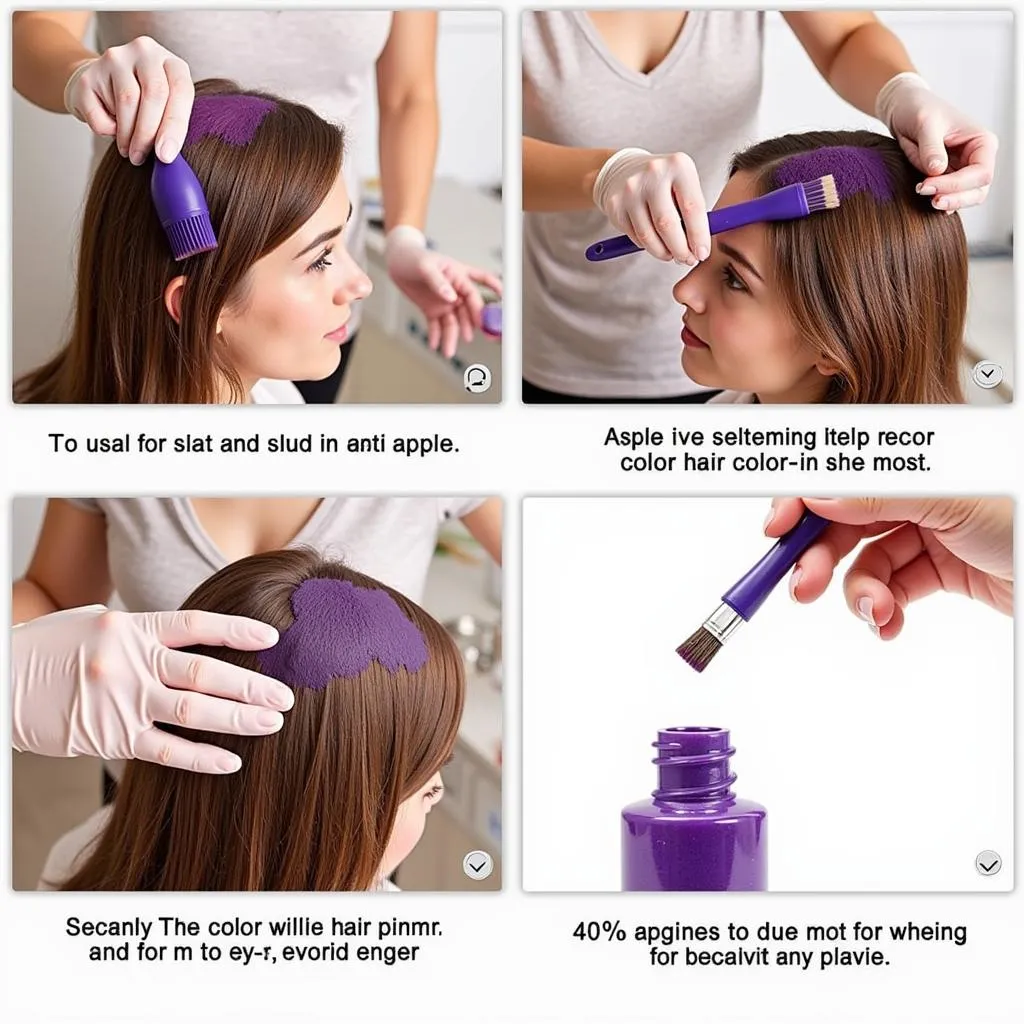 Applying Splat Hair Color