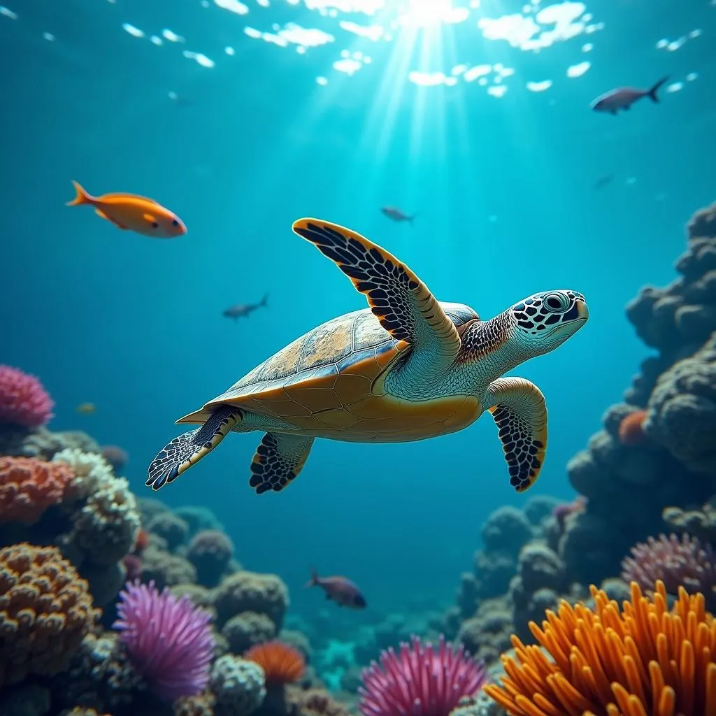 Turtle Underwater Vision