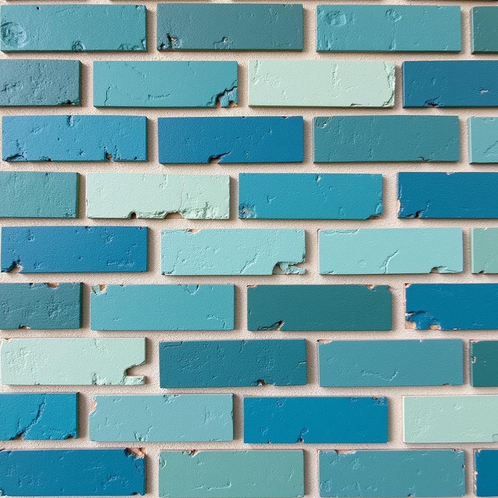 Uncommon Brick Colors in Blue and Green