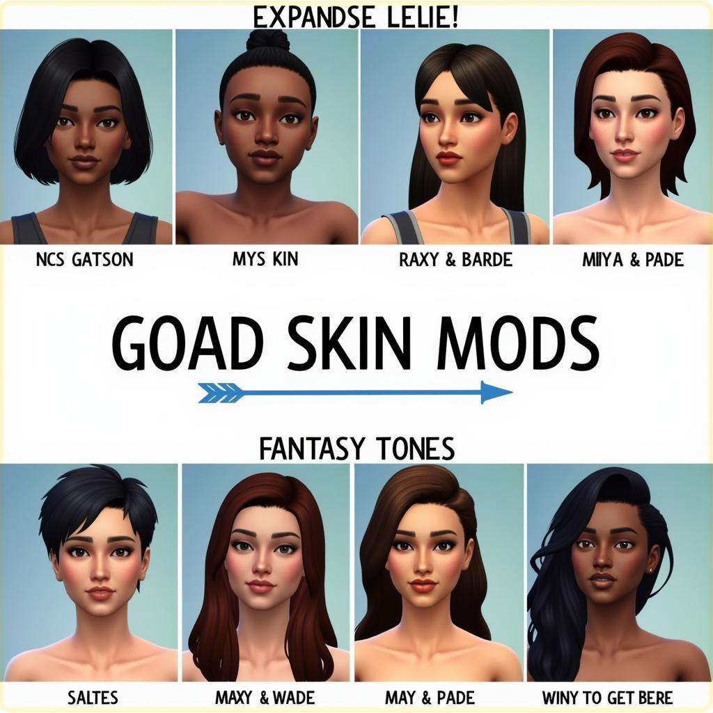 Using Skin Tone Mods in Sims 4