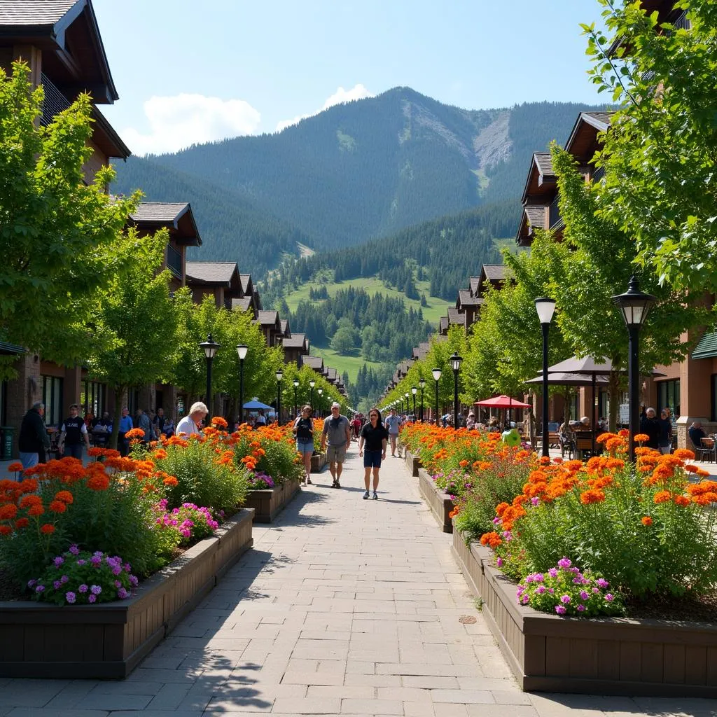 Vail Village in the summer