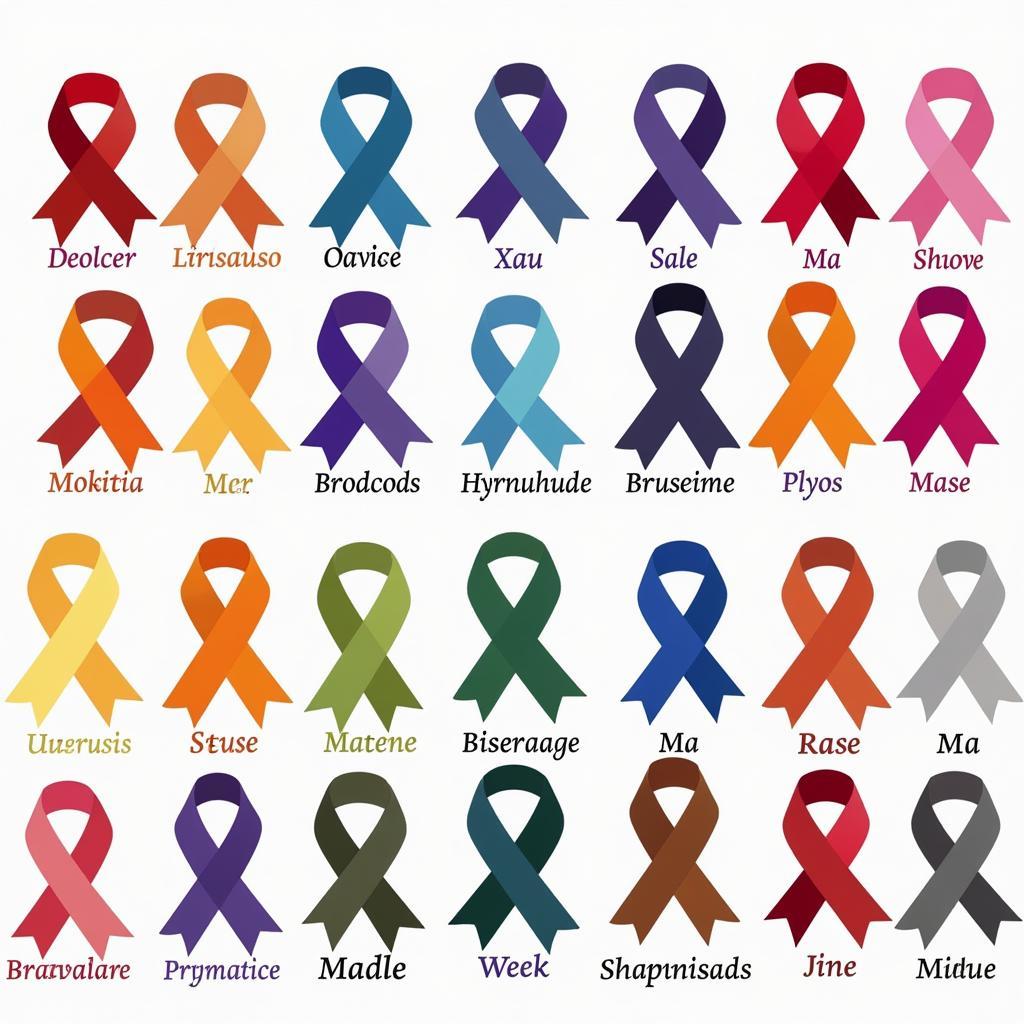 Different Awareness Ribbons and Their Meanings