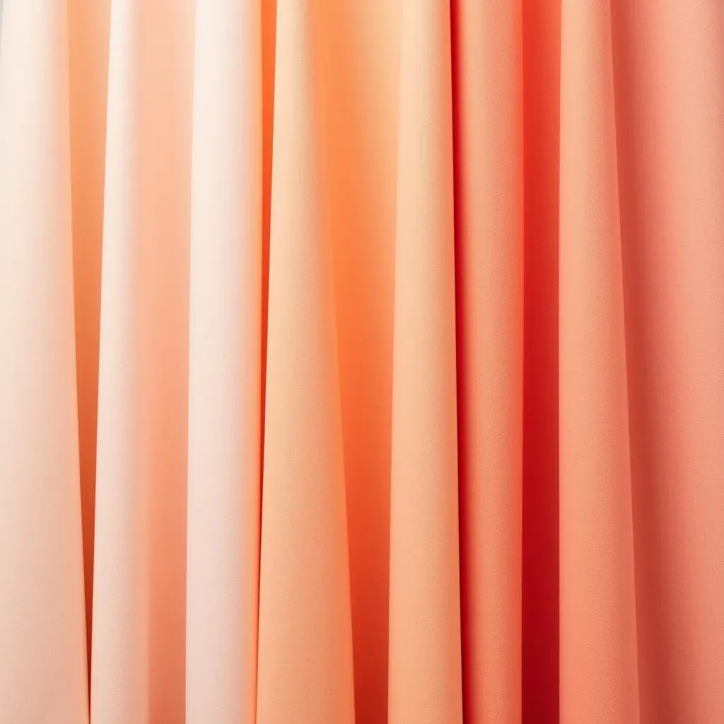 Various Shades of Peach Fabric