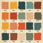 Vintage Color Palettes Through the Decades