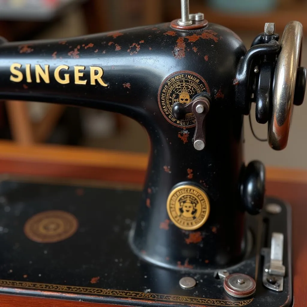 Vintage Singer 221K with Patina