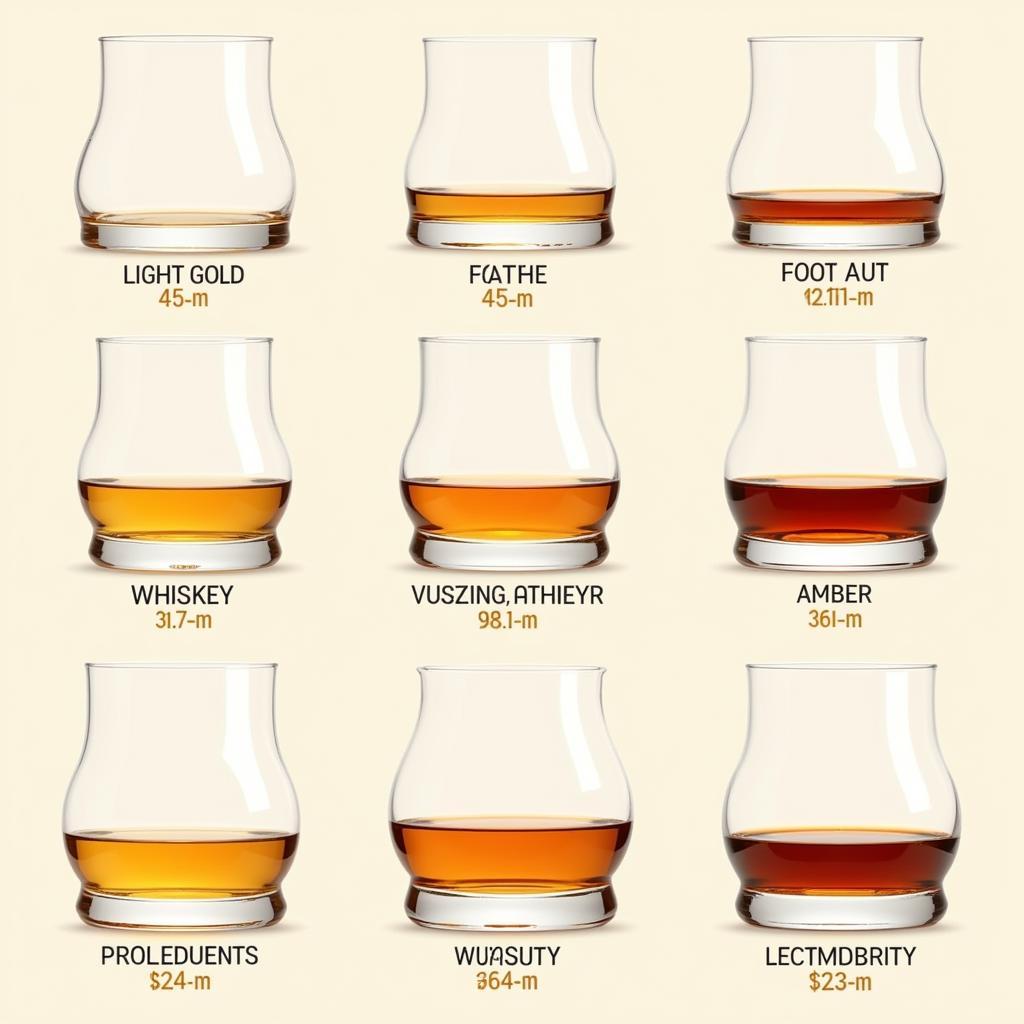 Whiskey Color Variations