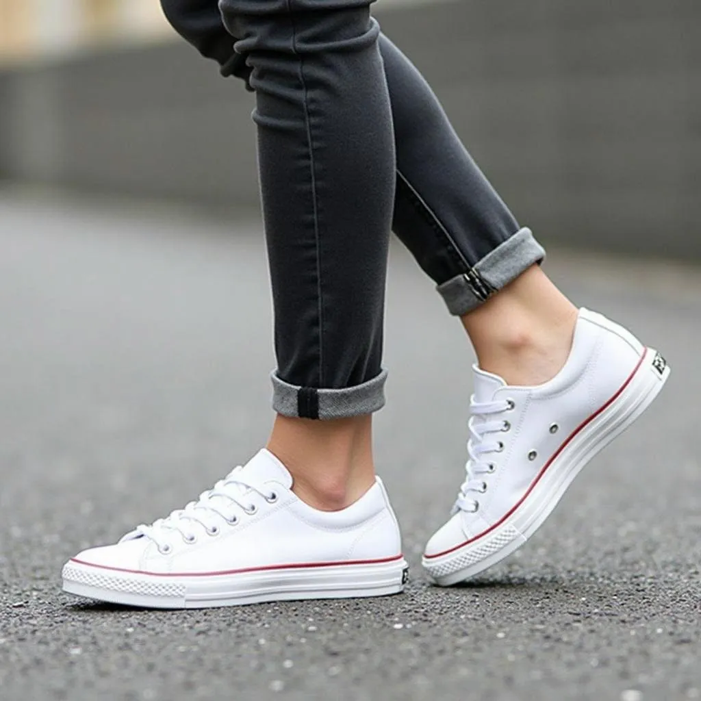 White Sneakers Casual Look