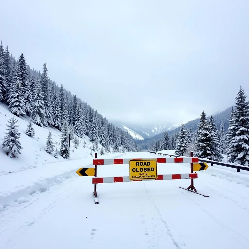 Highway 50 Winter Road Closure