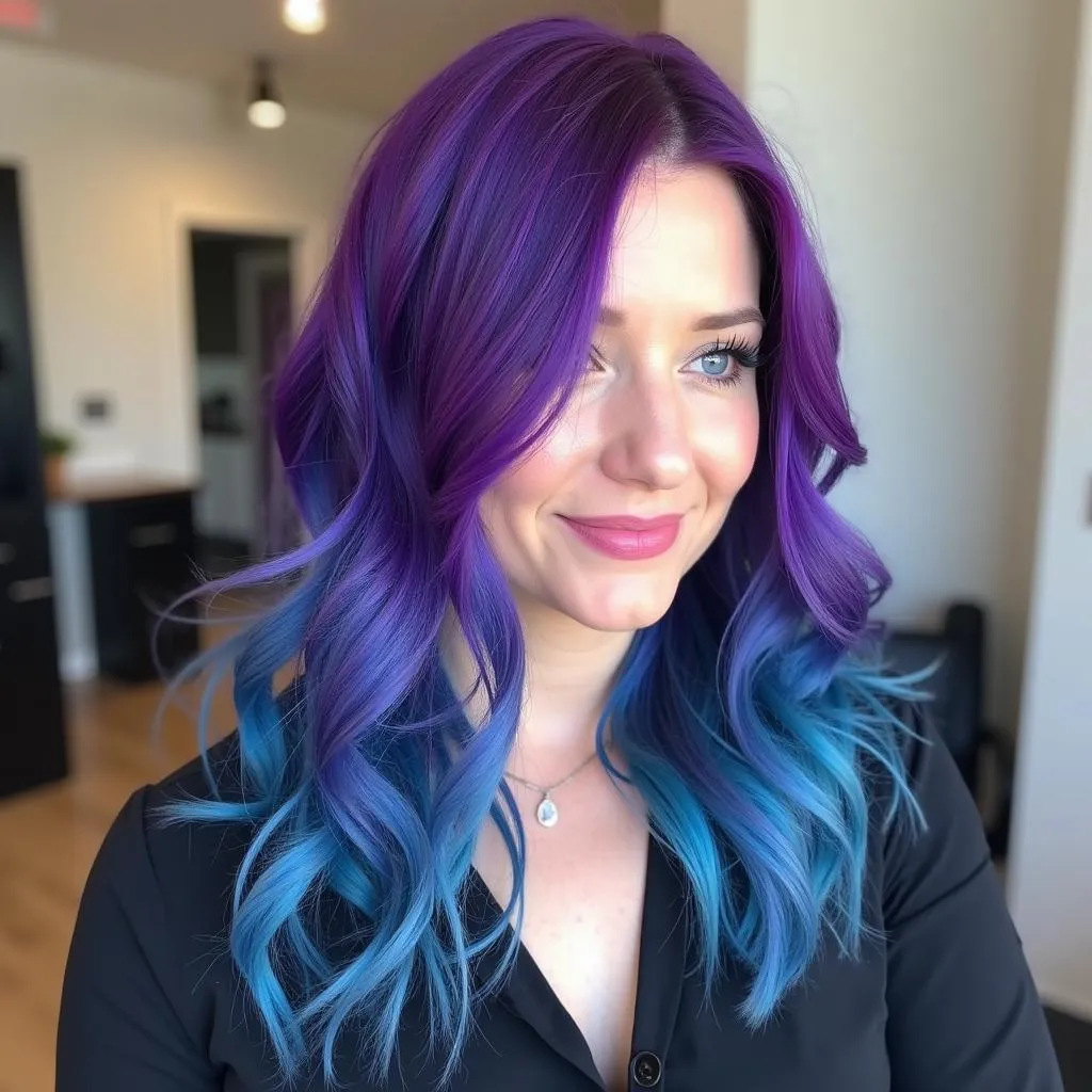 Custom Hair Color at Salon