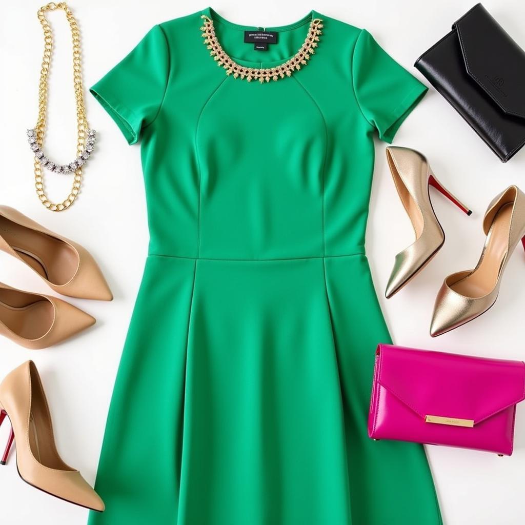 Accessories for a Green Dress