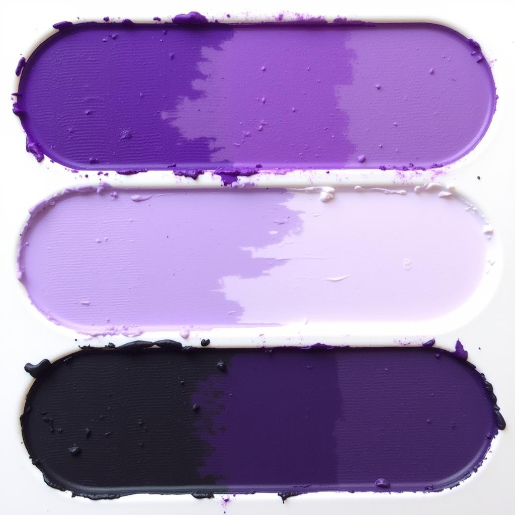 Adjusting Purple Shades with Black and White