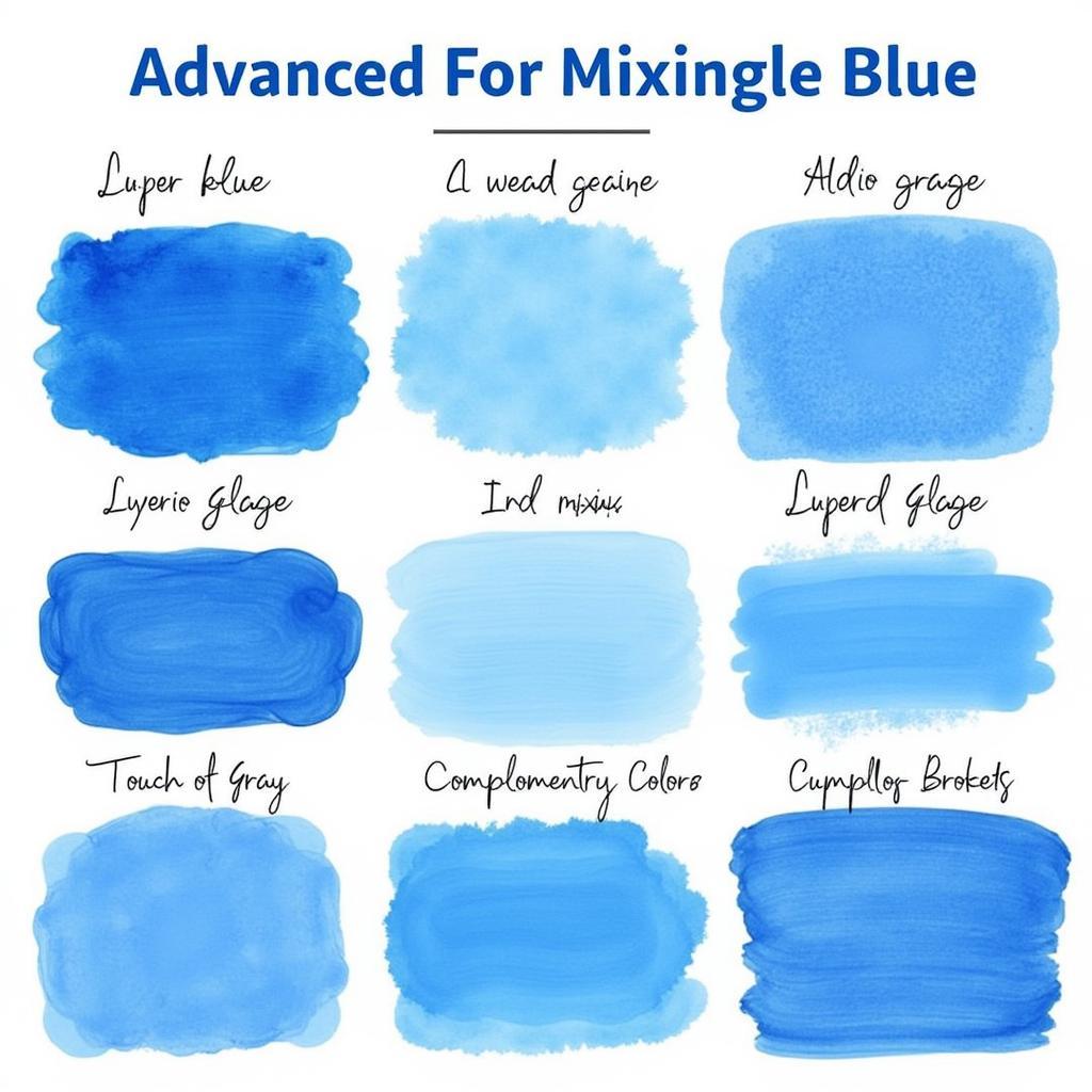 Advanced Blue Mixing Techniques