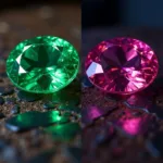 Alexandrite Color Change: Daylight vs. Incandescent Light