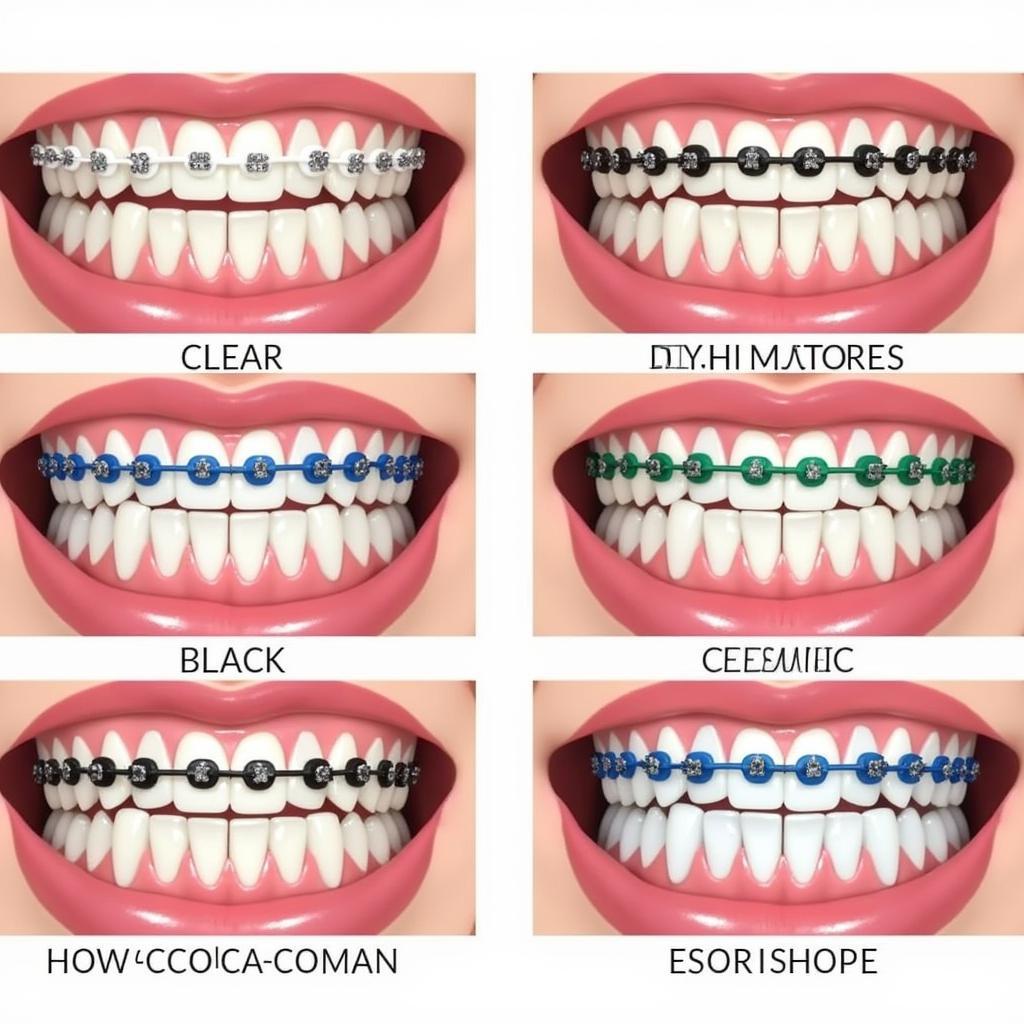 Alternative Braces Colors Comparison