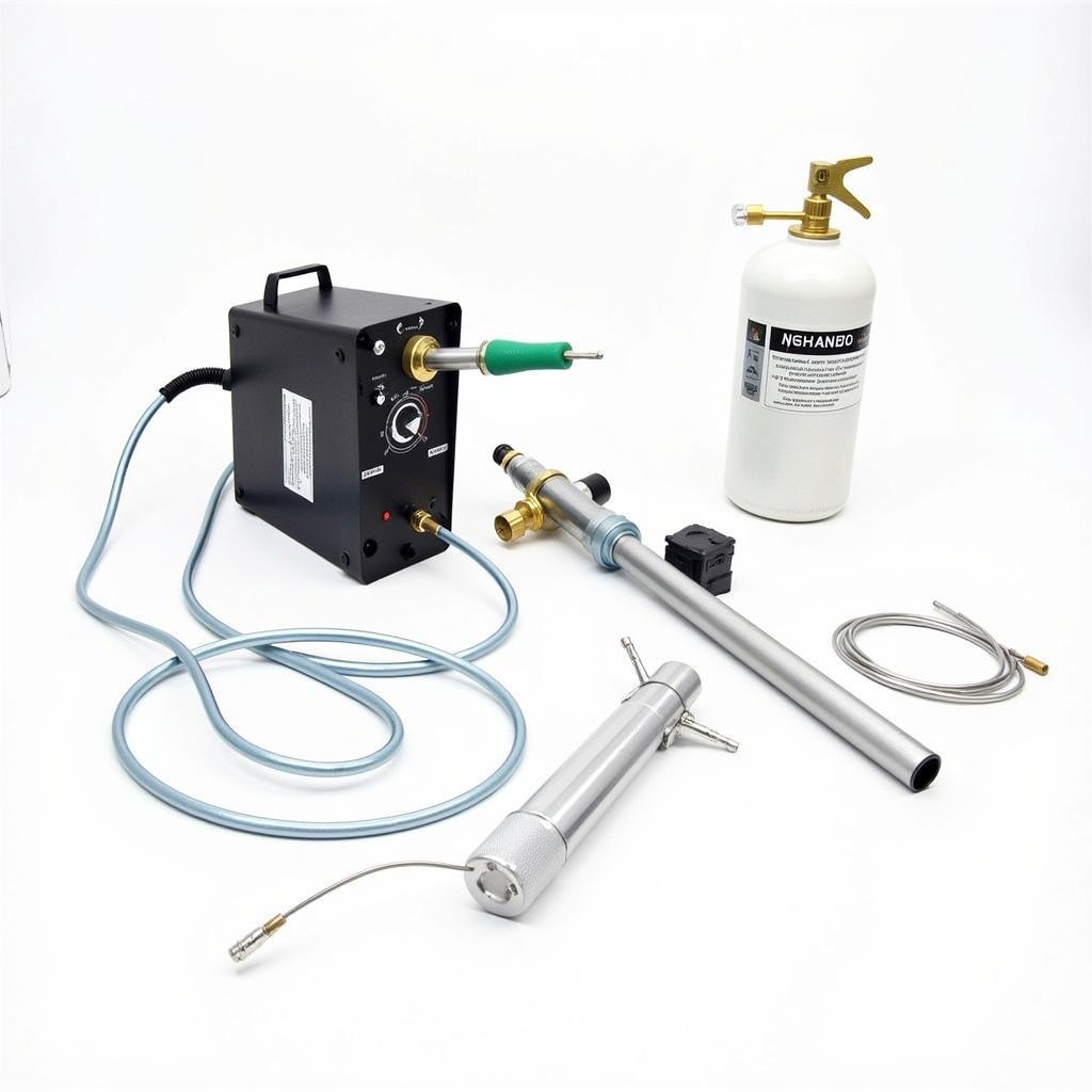 Aluminum Welding Setup with Green Tungsten