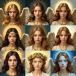 Angels Eyes in Religious Depictions