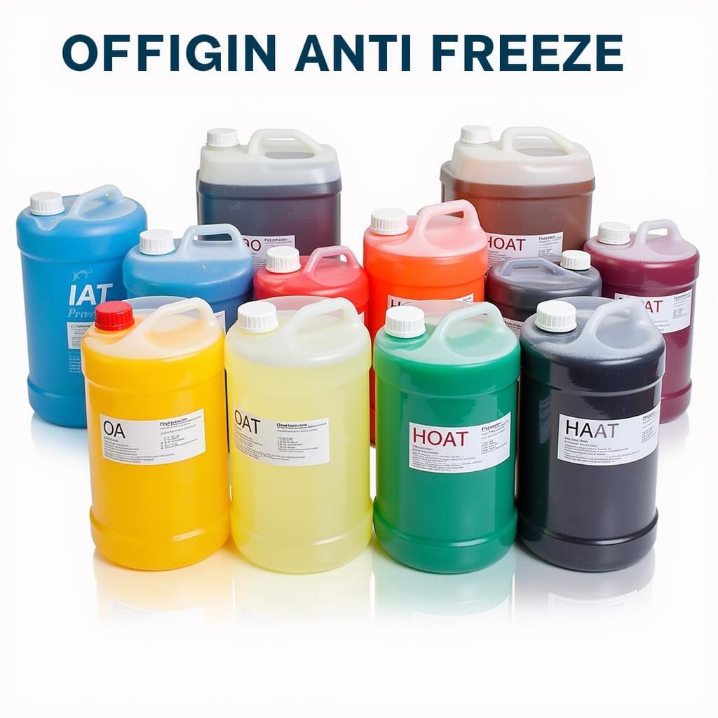 Antifreeze Colors and Types