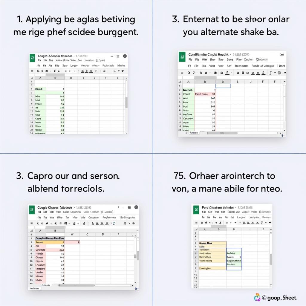 Applying Conditional Formatting in Google Sheets