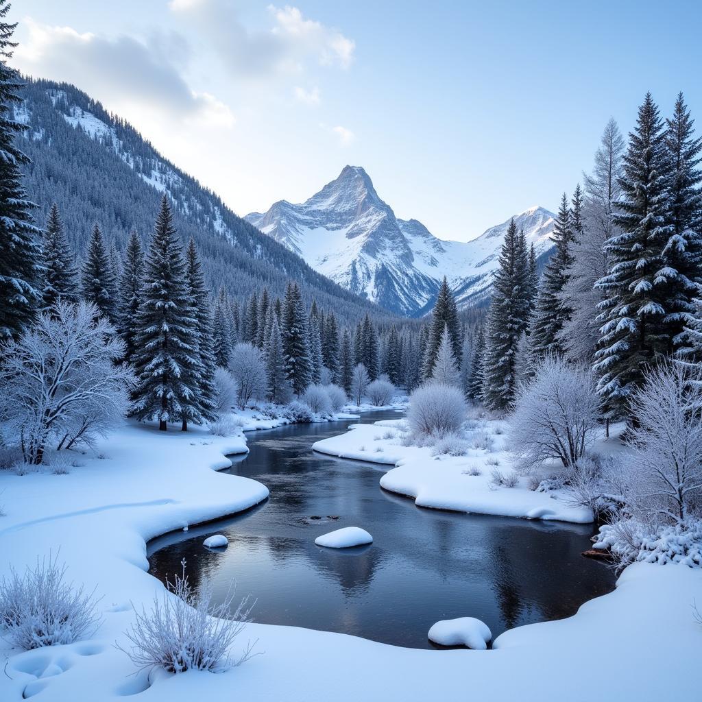 Aspen Colorado Snowy Landscape