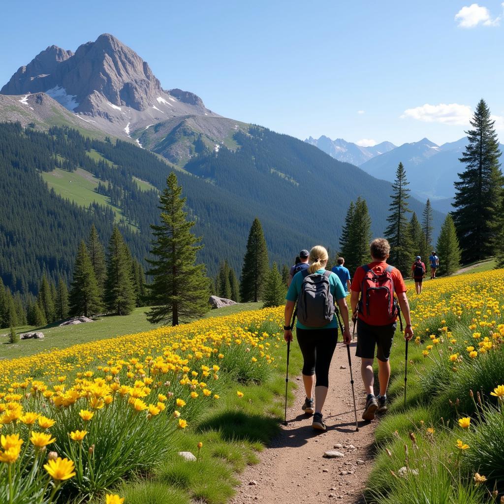 Hiking Trails in Aspen at High Altitude