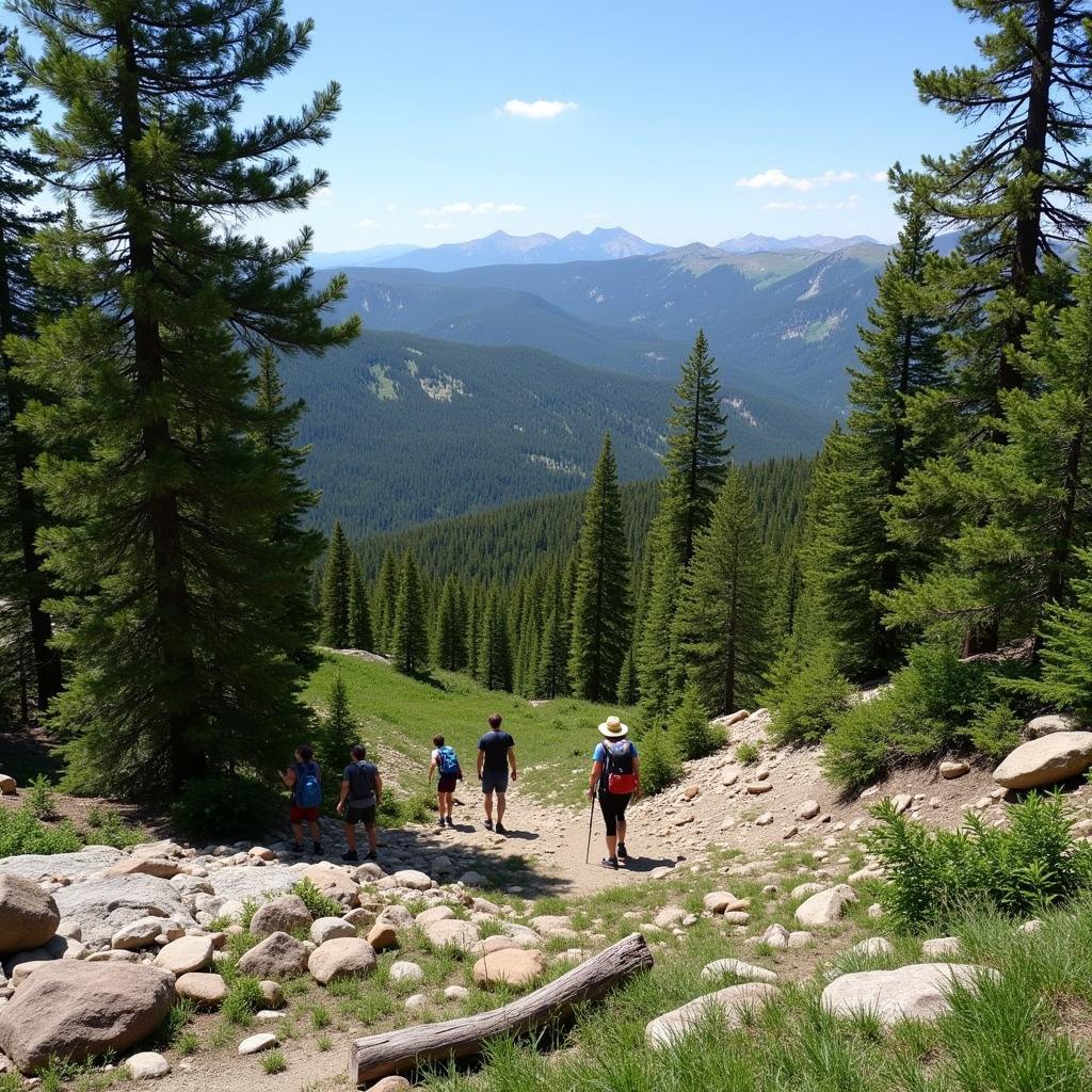 Hiking Trails in Staunton State Park near Aspen Park Colorado